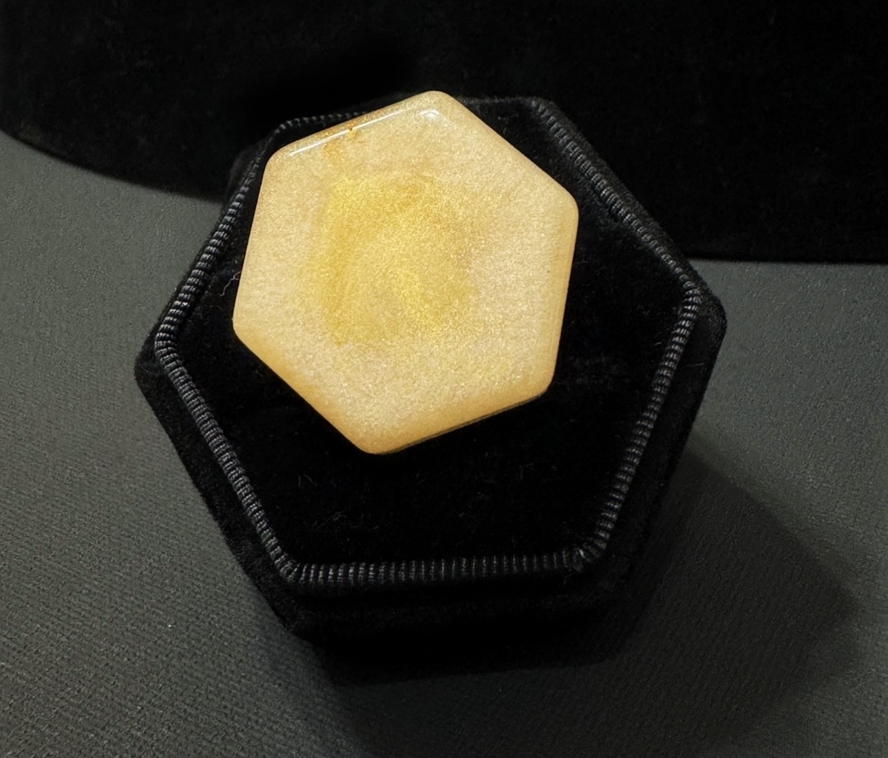 Golden Cream Pin